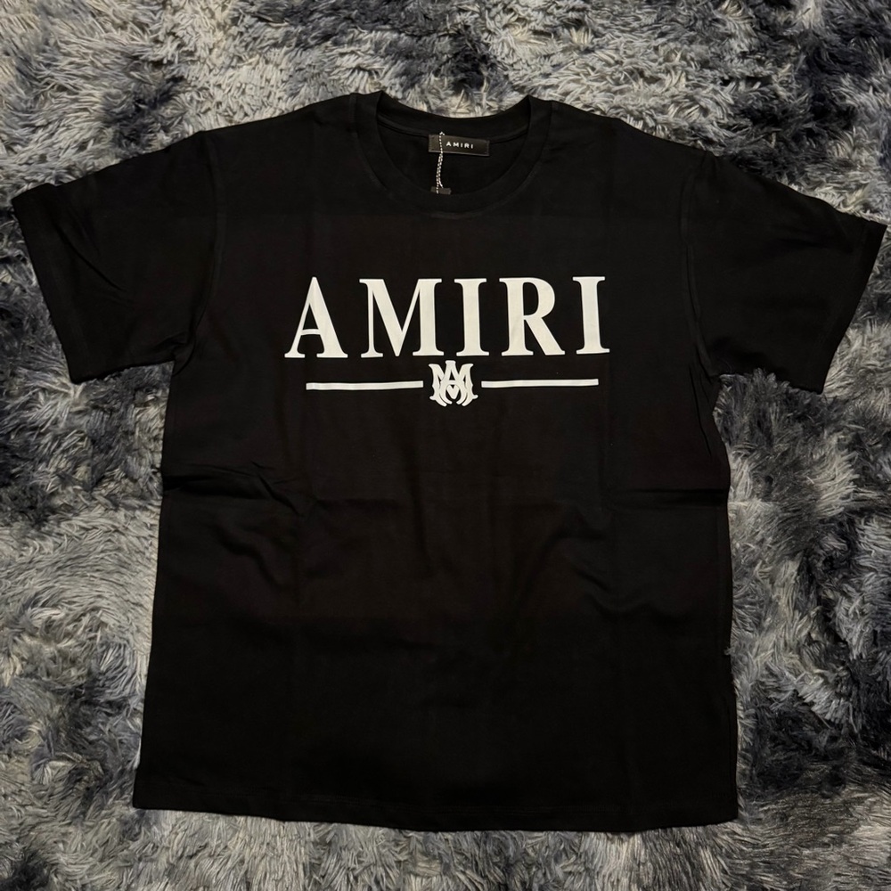 AMIRI Black Short Sleeve Tee